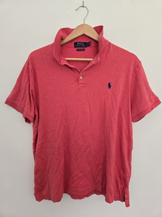 Polo Ralph Lauren Tops - Polo by Ralph Lauren Pink Polo Shirt Preppy Normcore custom slim fit L